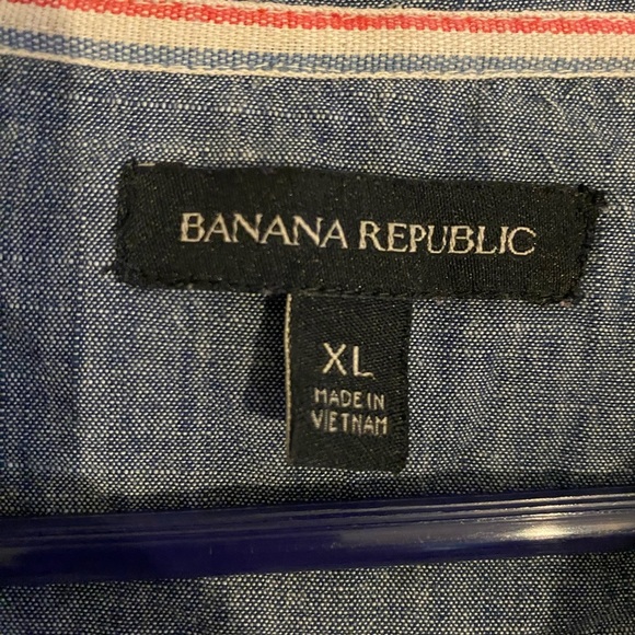 Banana Republic Gray Hoodie with Denim Lined Hood - Picture 3 of 6